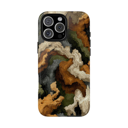 Earth Topography Camo Green Brown