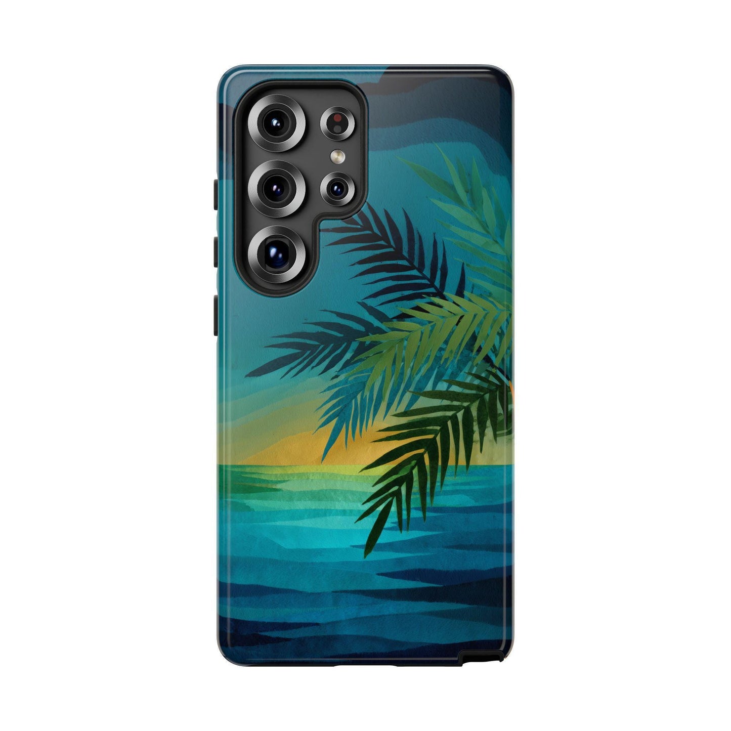 Palm Tree Pastel Gradient Beach