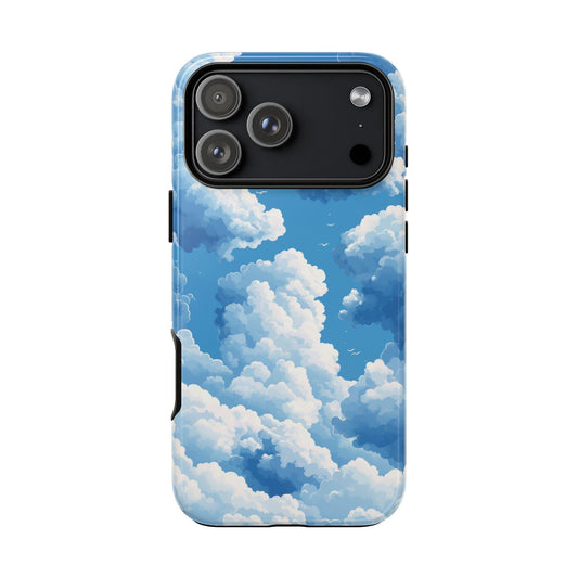 Fluffy Pastel Blue Clouds