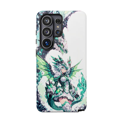 Dragon Armored Anime Girl Emerald Green