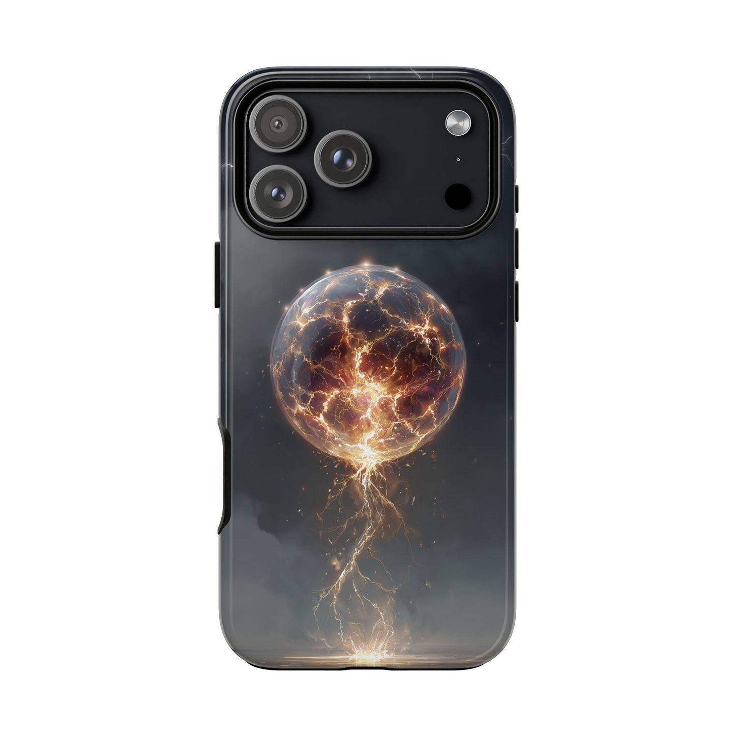 Electric Orb Fiery Lightning