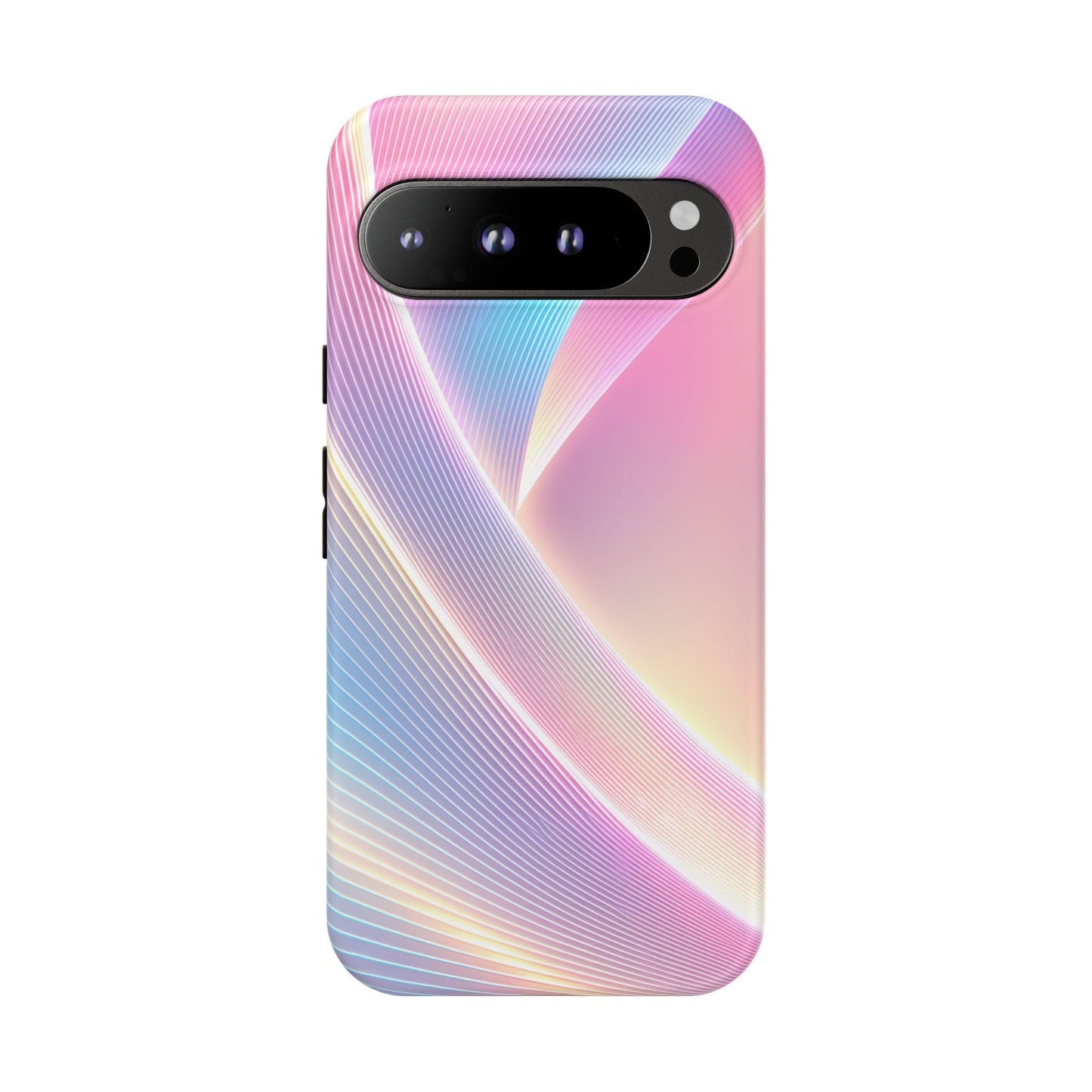 Aurora Pink Iridescent Wavy