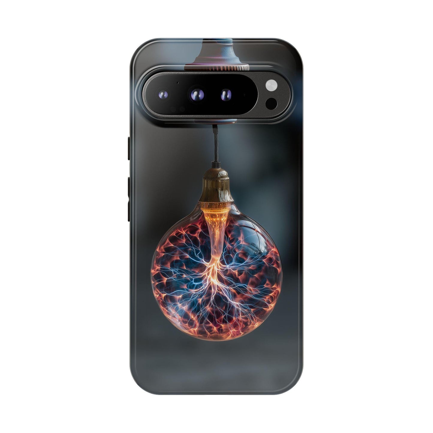 Orange Electric Light Bulb Abstract