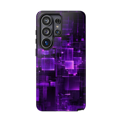 Violet Void Digital Pulse Pattern