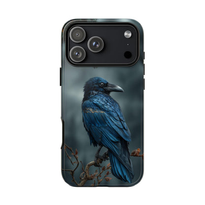 Raven Blue Black Feathers Bird