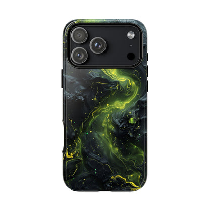 Dark Liquid Neon Green Hydro Dip