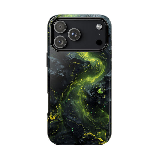 Dark Liquid Neon Green Hydro Dip