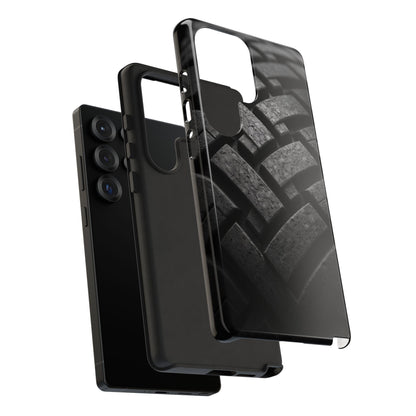 Tire Black Gray Tread