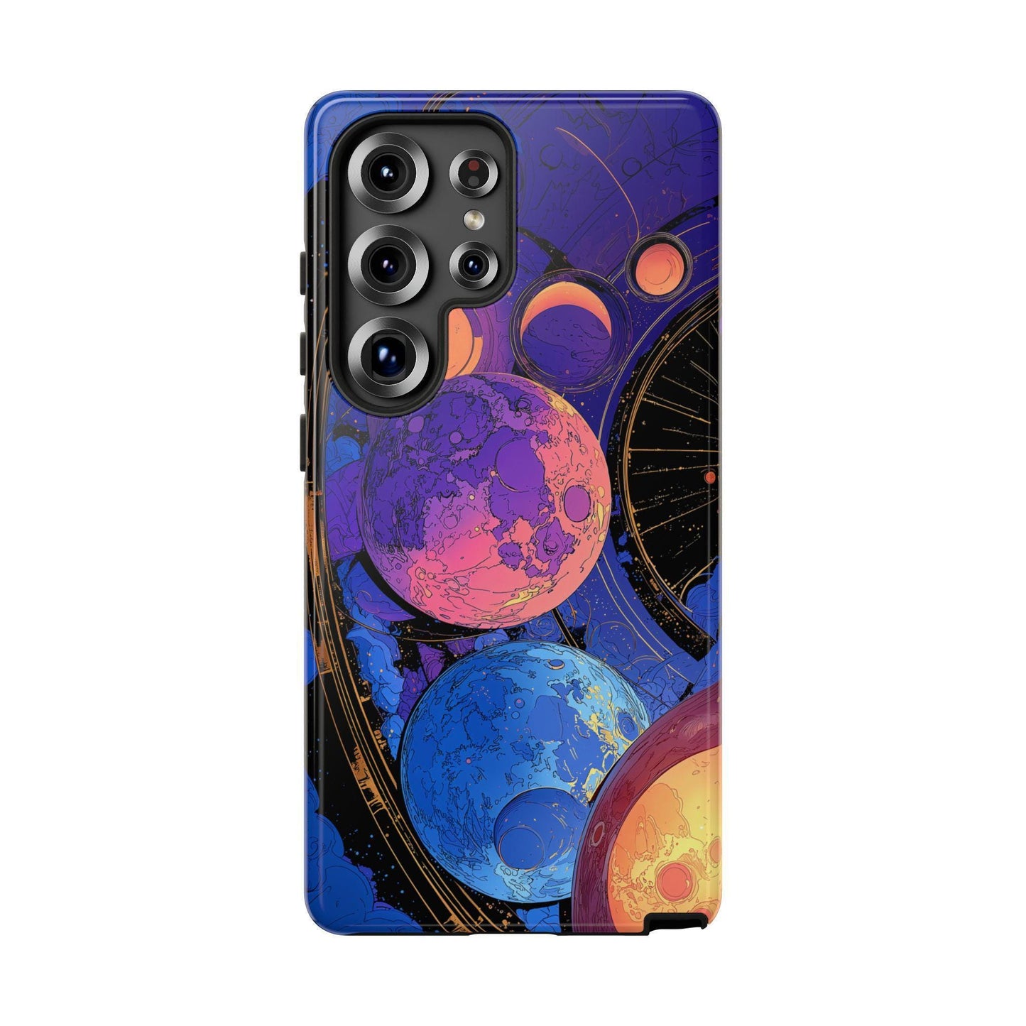 Celestial Abstract Moon Phases