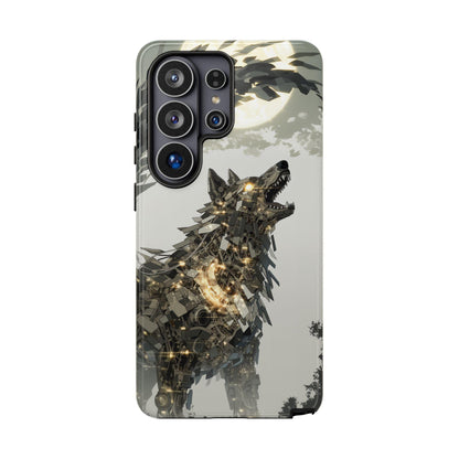 Mech Wolf Gold Steel Armor