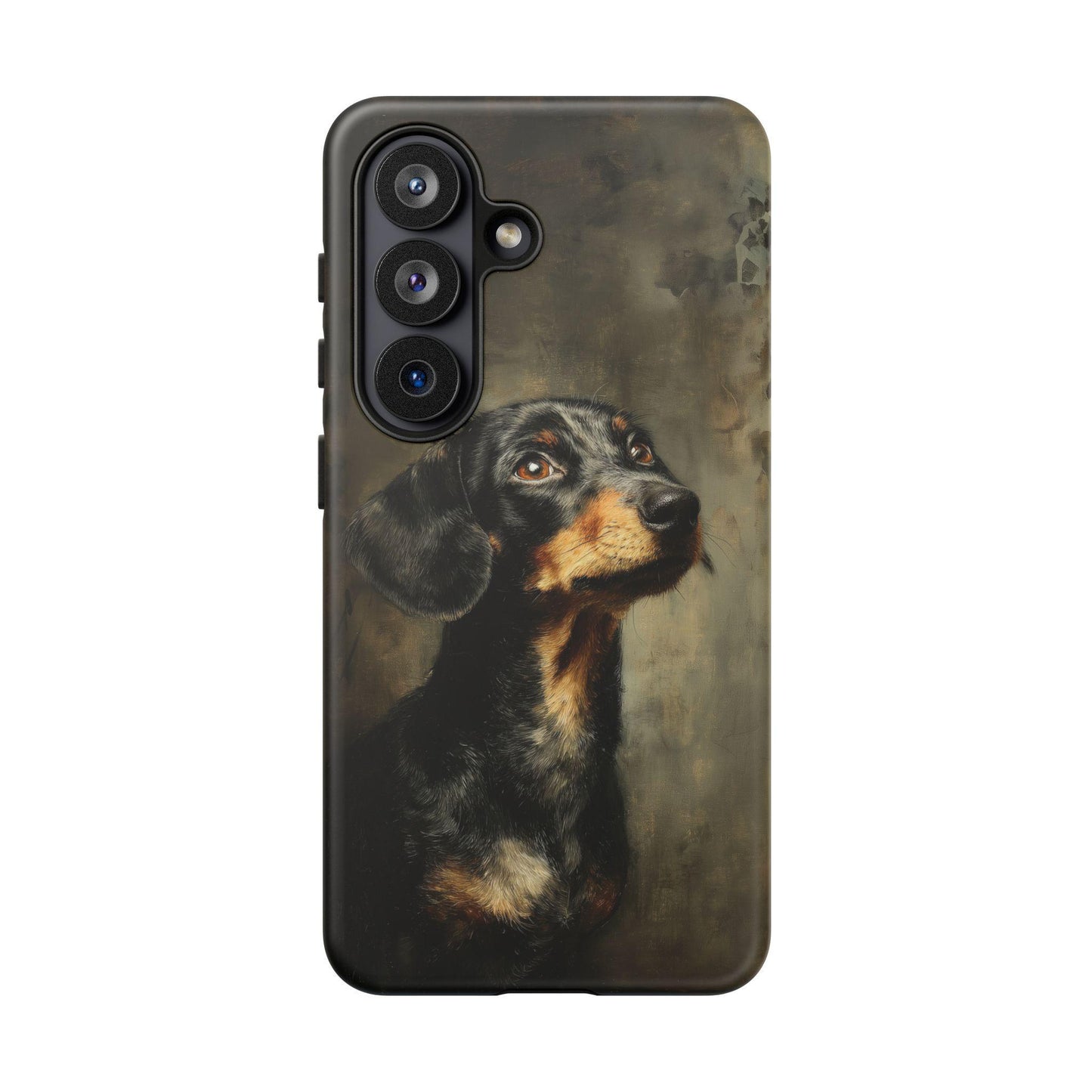 Dachshund Dog Oil Painting