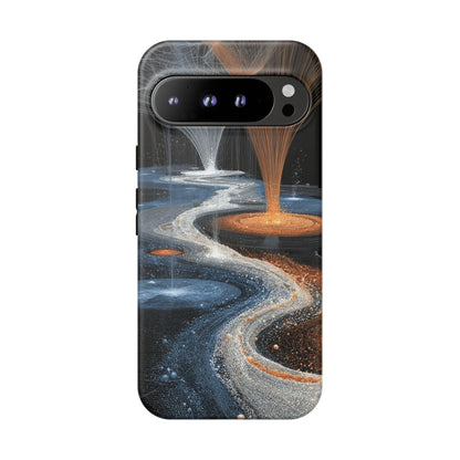 Cosmic River Fractal Abstract Stream