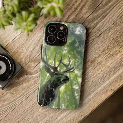 Stag Deer Green Forest