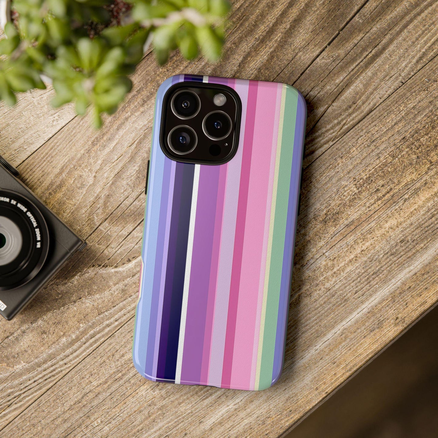 Preppy Stripes Lavender Pink
