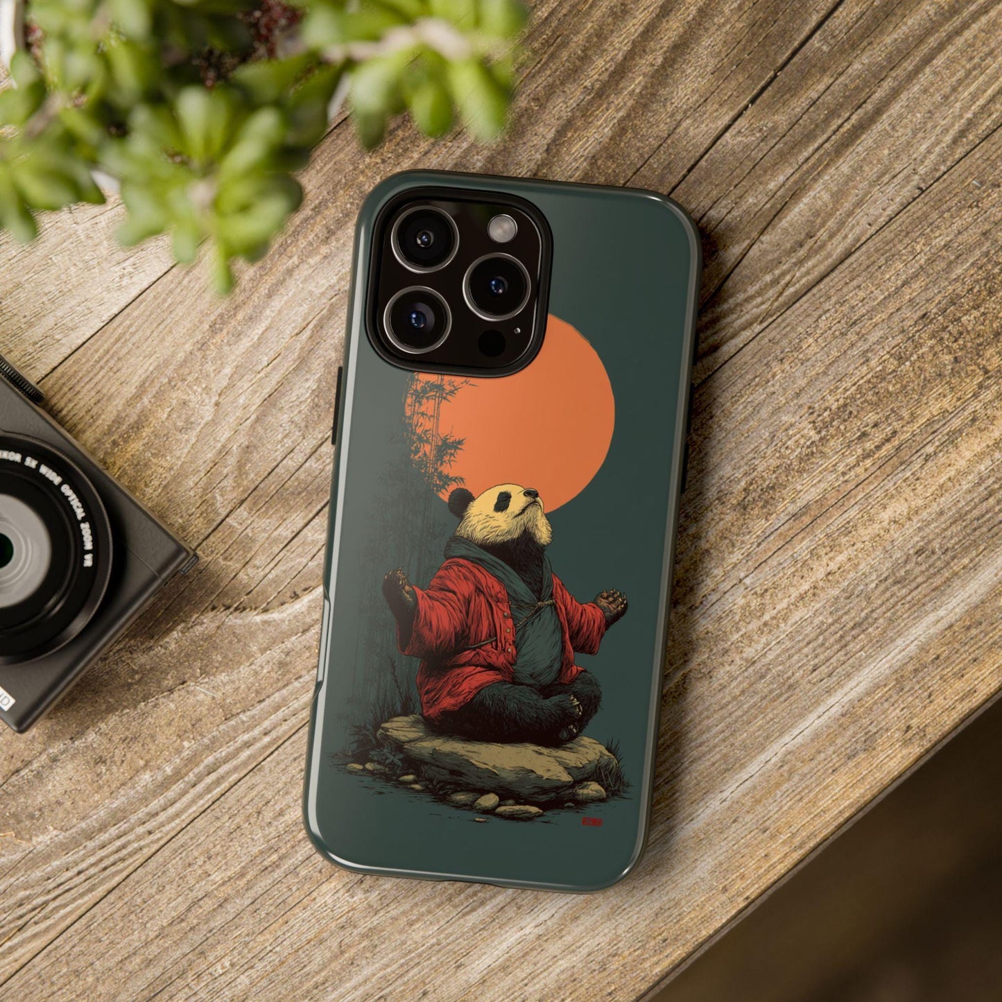 Zen Panda Bear Sunset