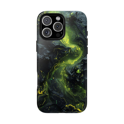 Dark Liquid Neon Green Hydro Dip