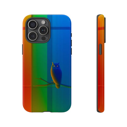 Owl Colorful Geometric Panels