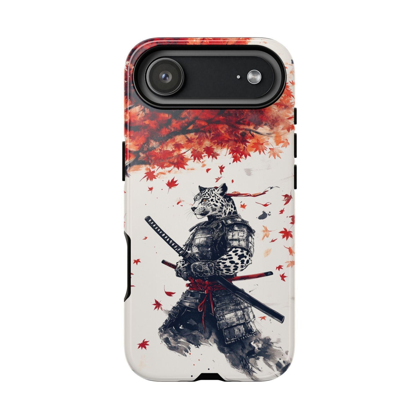 Leopard Samurai Maple Leaves