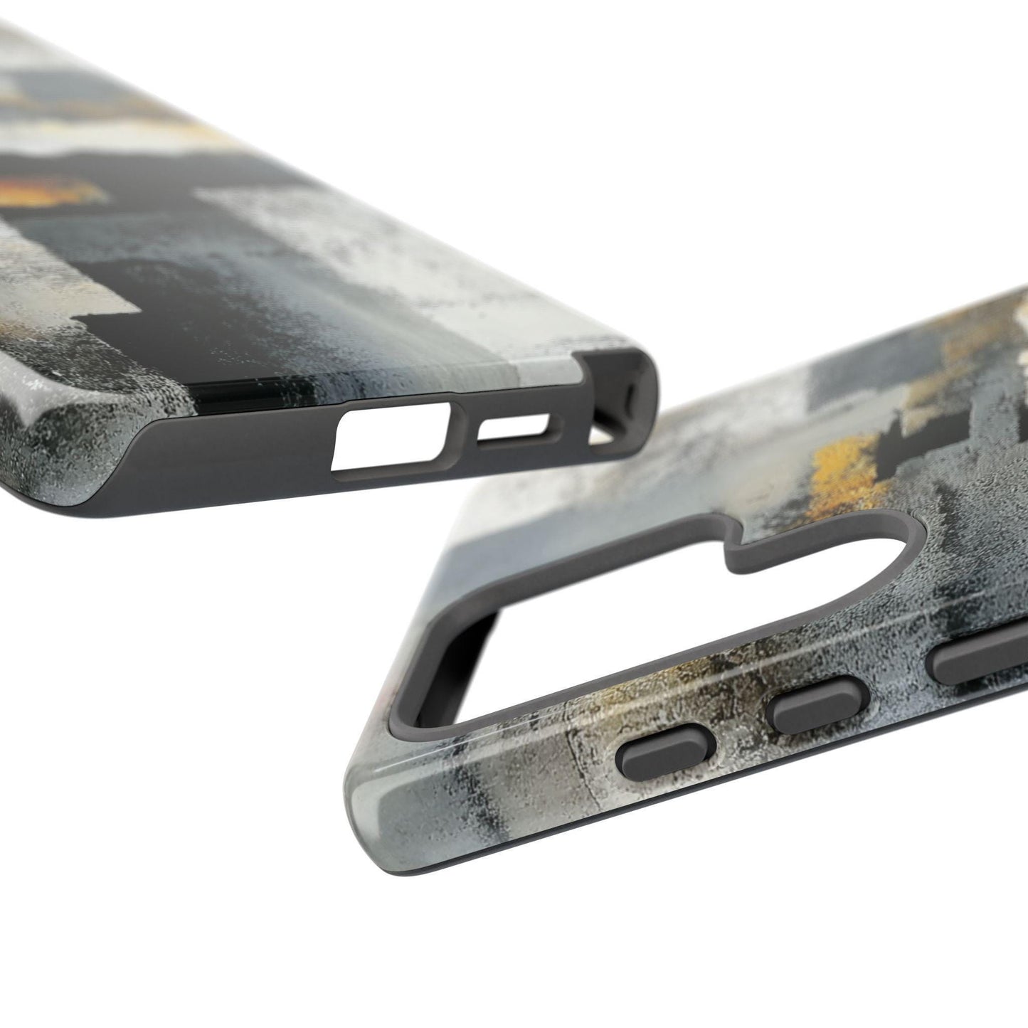 Charcoal Smudged Terra Marble