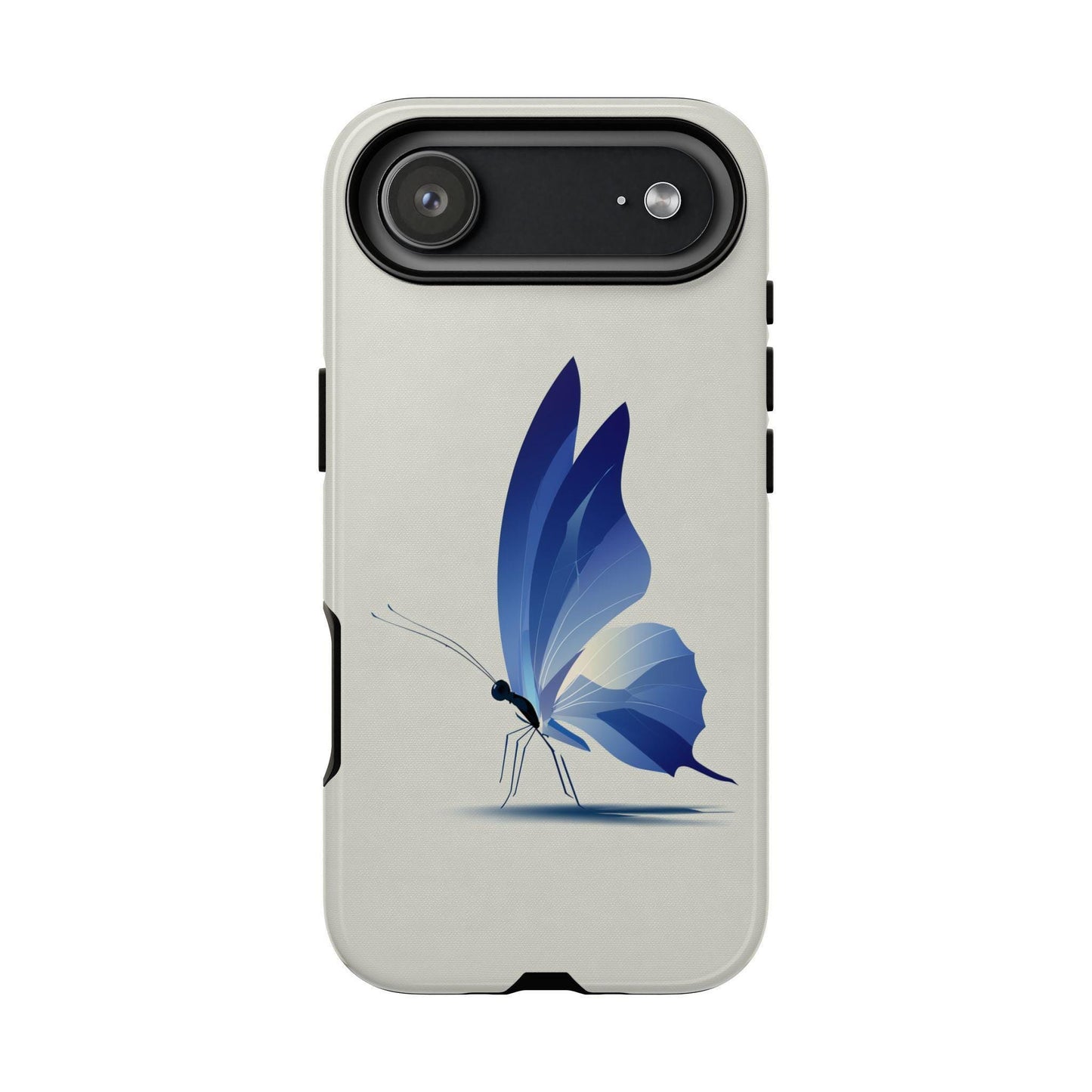 Blue Butterfly Minimalist Wings