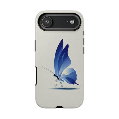 Blue Butterfly Minimalist Wings