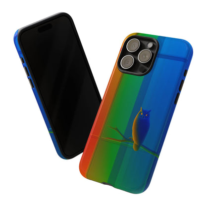 Owl Colorful Geometric Panels