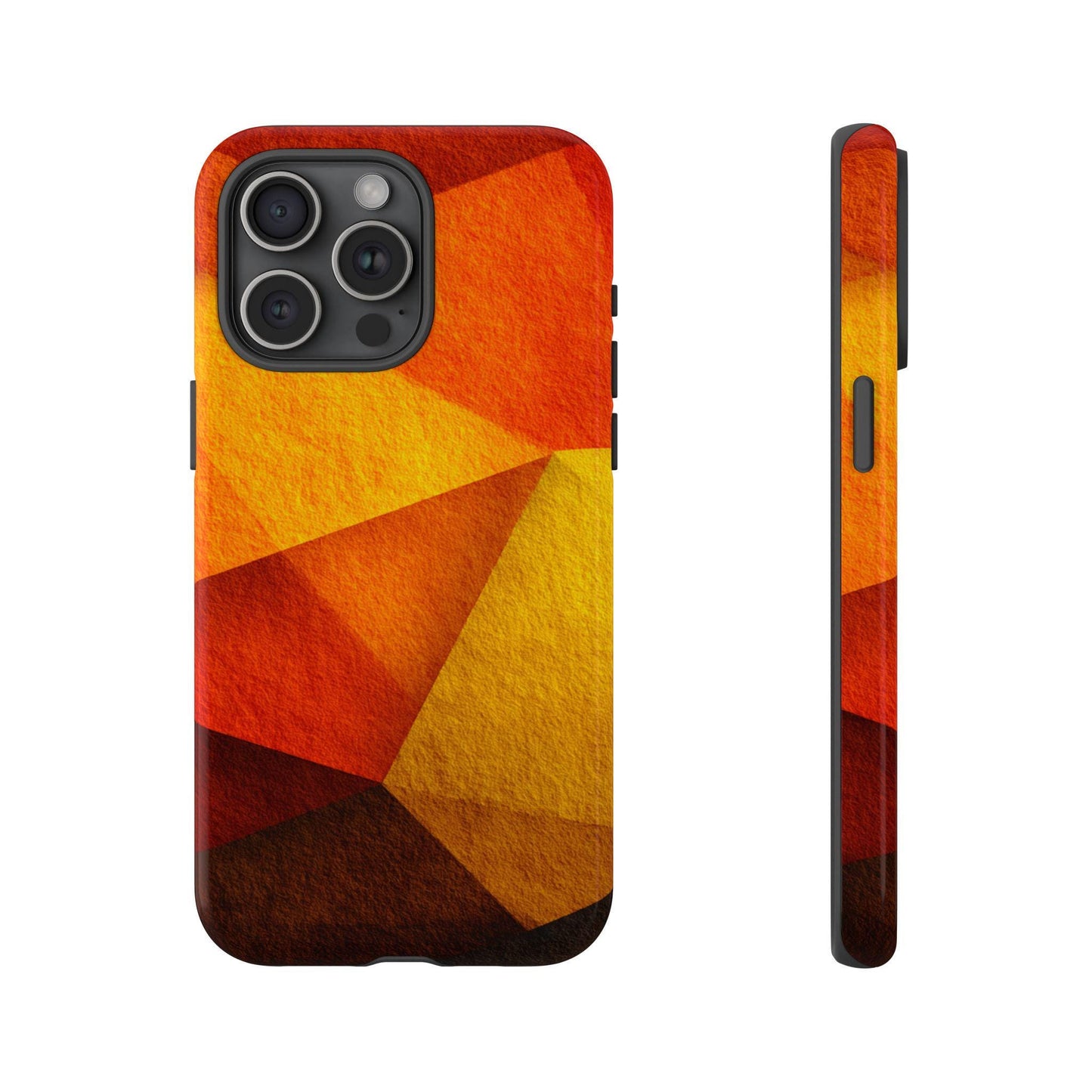 Orange Geometric Amber Sunset