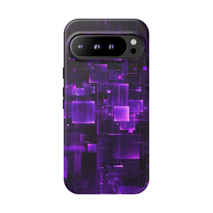 Violet Void Digital Pulse Pattern