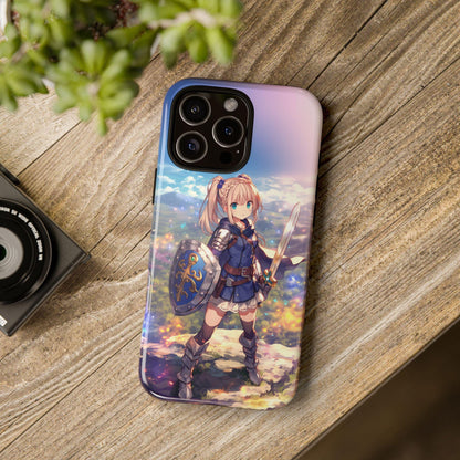 Anime Girl Warrior Sword Shield