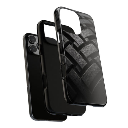 Tire Black Gray Tread