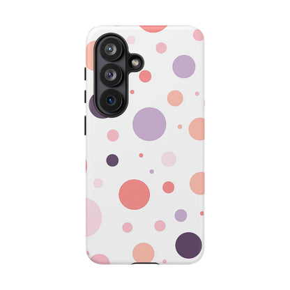 Pastel Polka Dots Pink Lavender