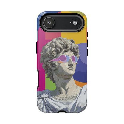Surreal Marble Statue Neon Sunglasses