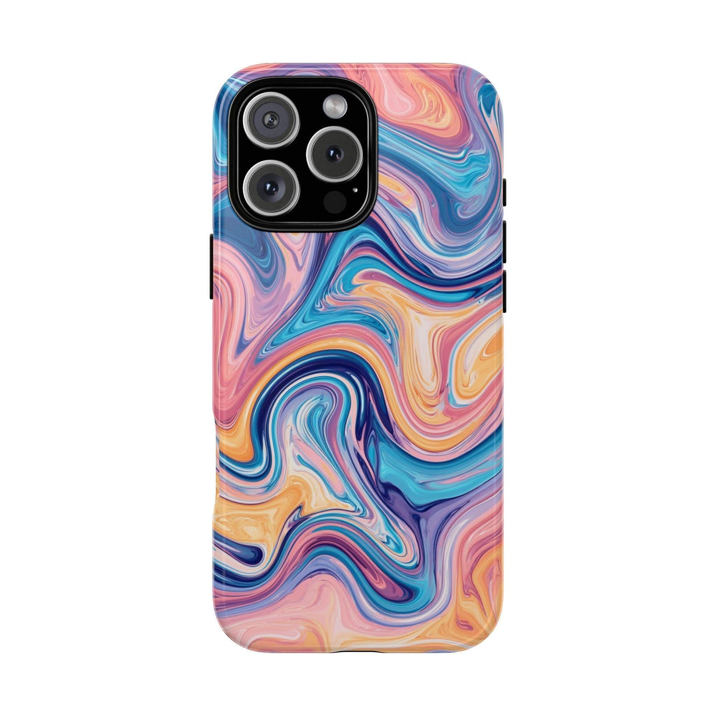 Cotton Candy Blue Orange Liquid