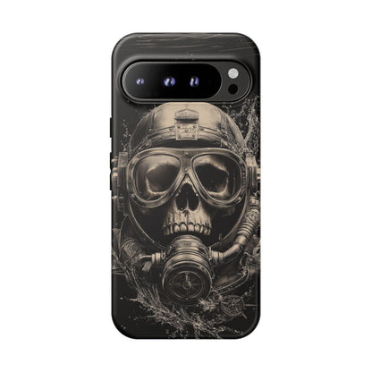 Abyss Diver Skull Dark Underwater