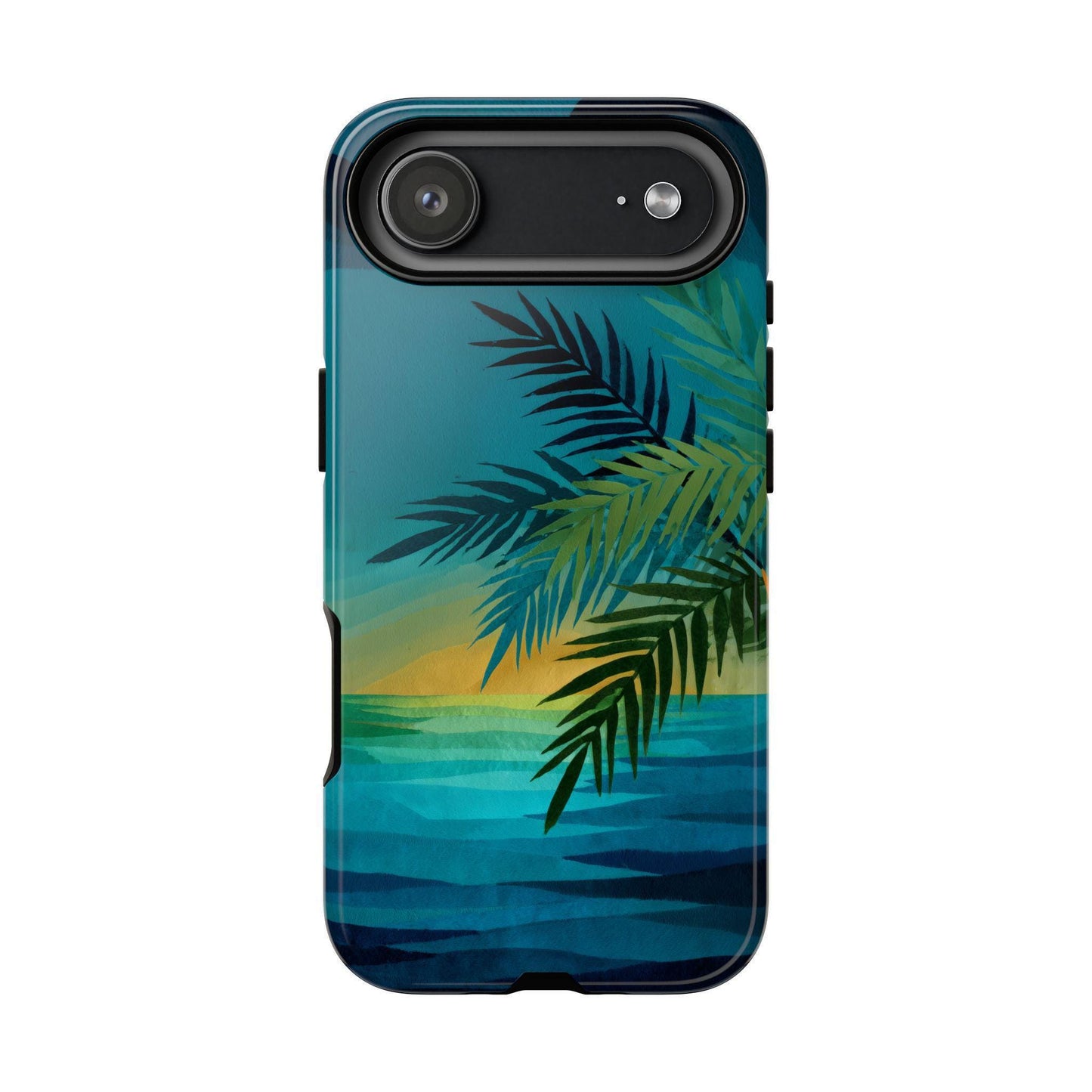 Palm Tree Pastel Gradient Beach