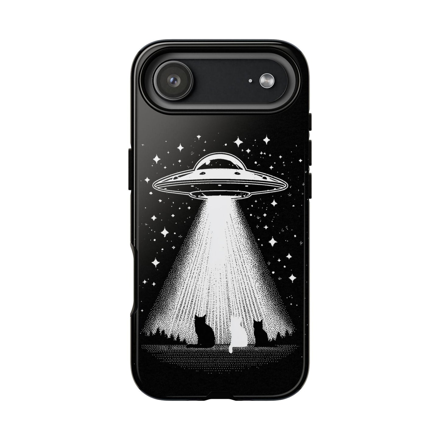 UFO Spaceship Cat Abduction