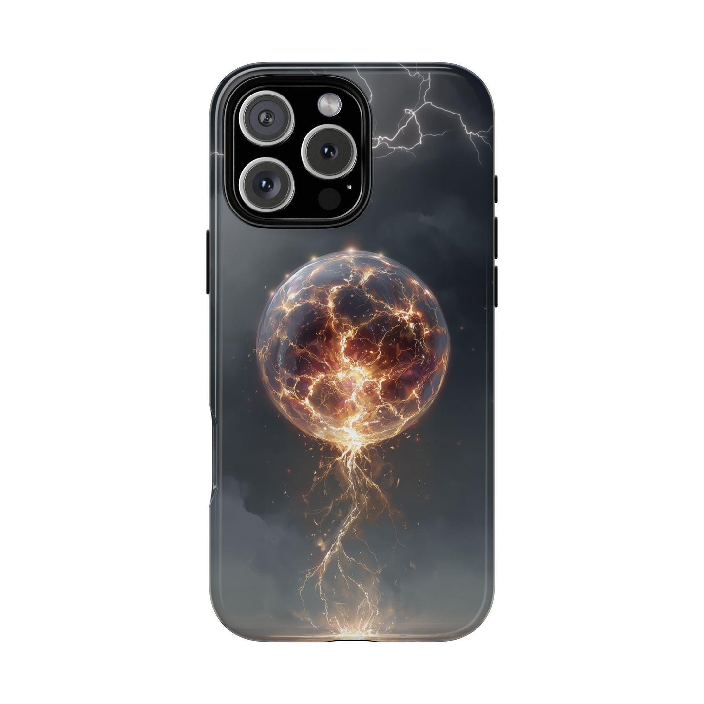Electric Orb Fiery Lightning