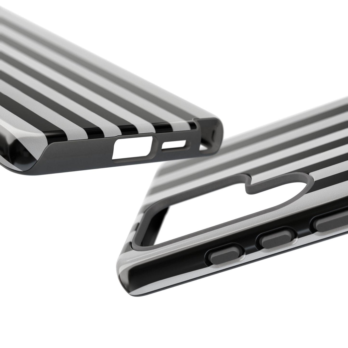 Black White Vertical Stripes