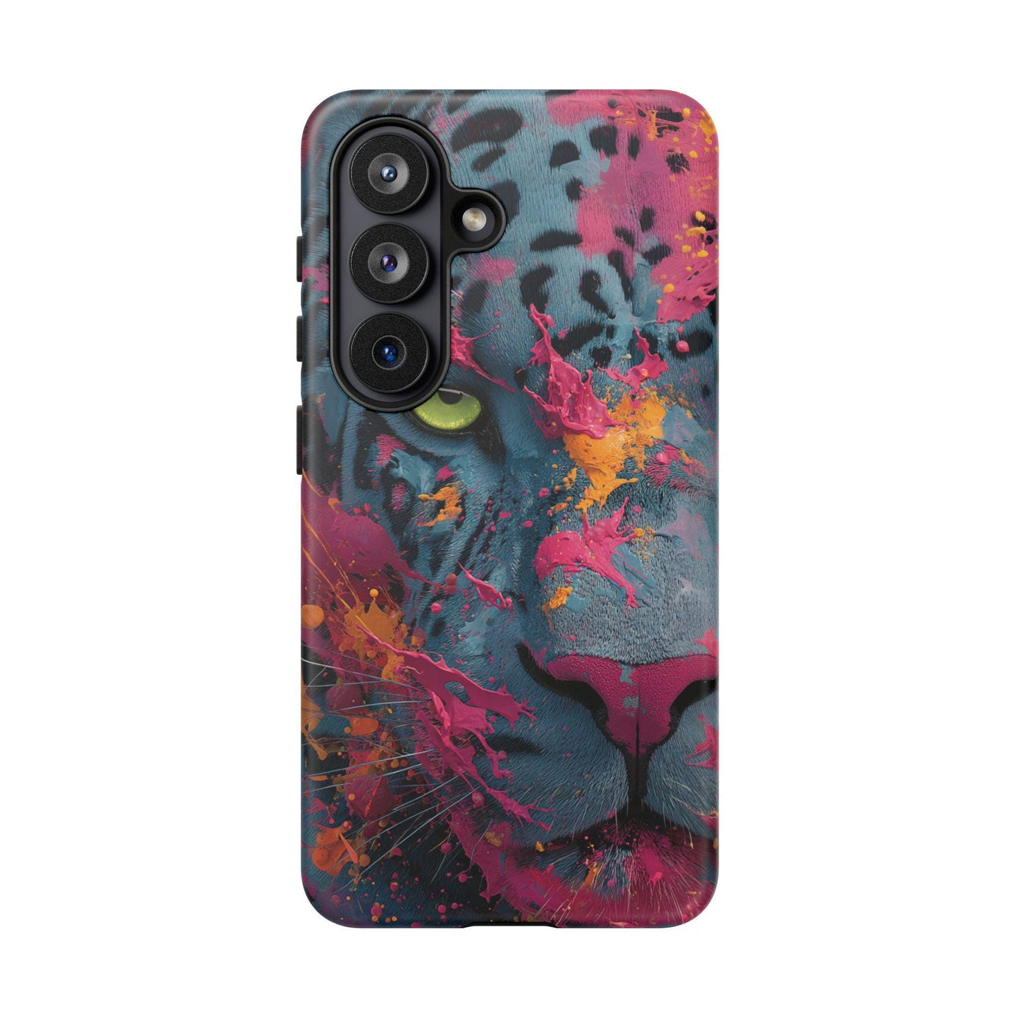 Jaguar Electric Pink Teal Splash