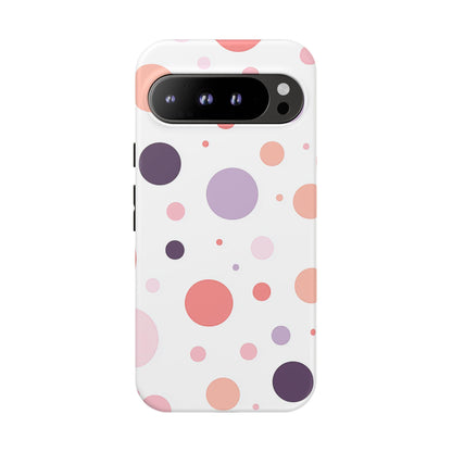 Pastel Polka Dots Pink Lavender