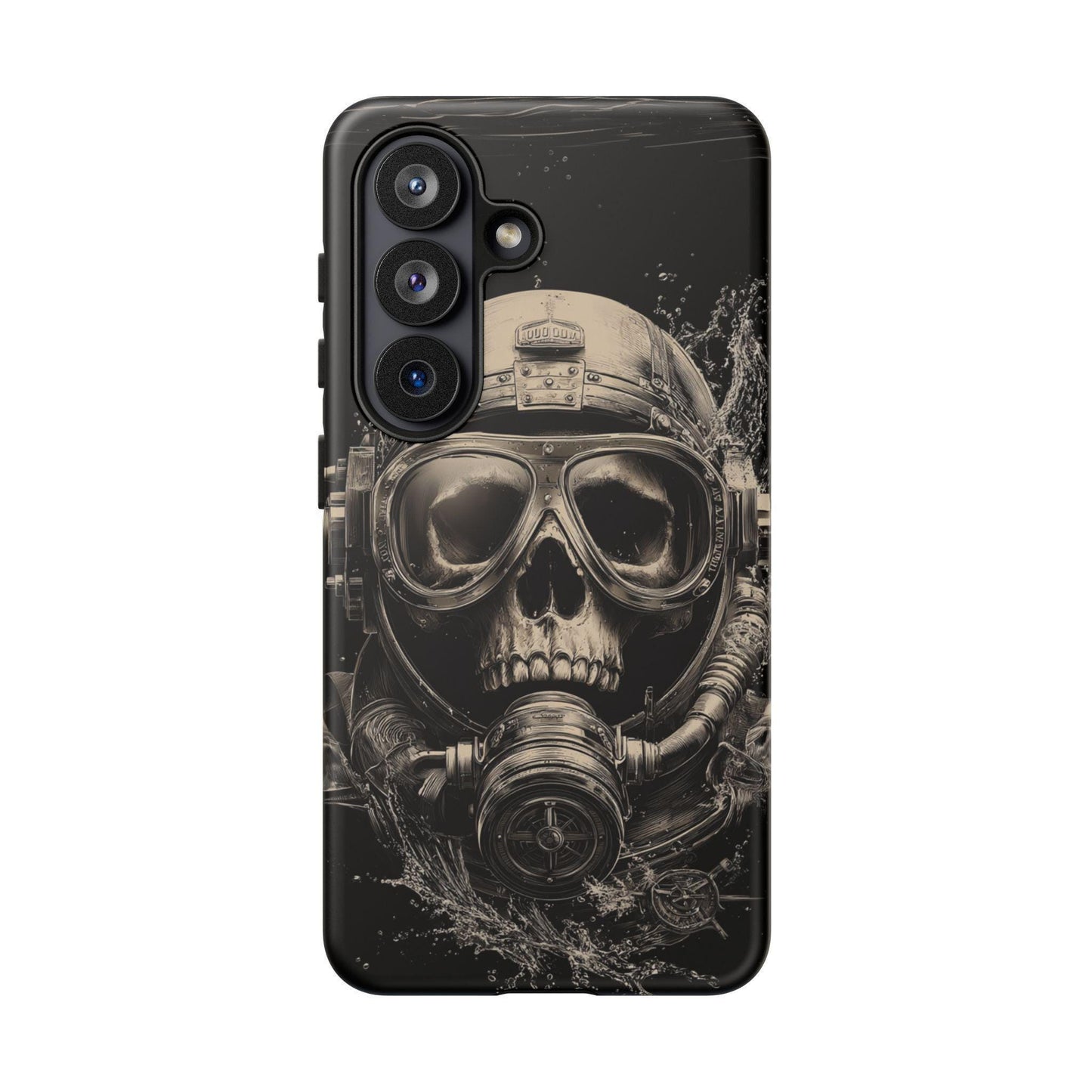 Abyss Diver Skull Dark Underwater