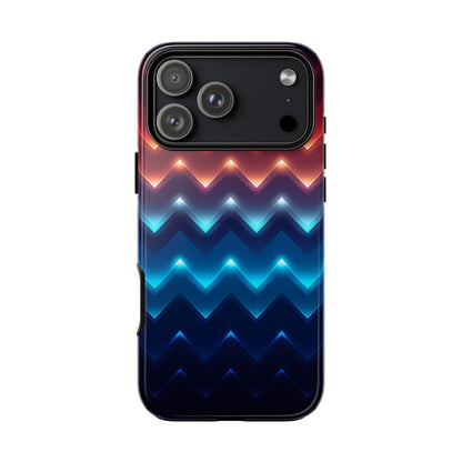 Radiant Chevron Red Blue Zig Zag