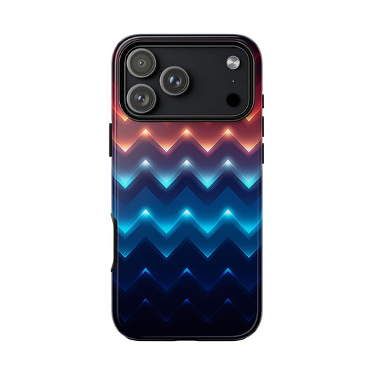 Radiant Chevron Red Blue Zig Zag