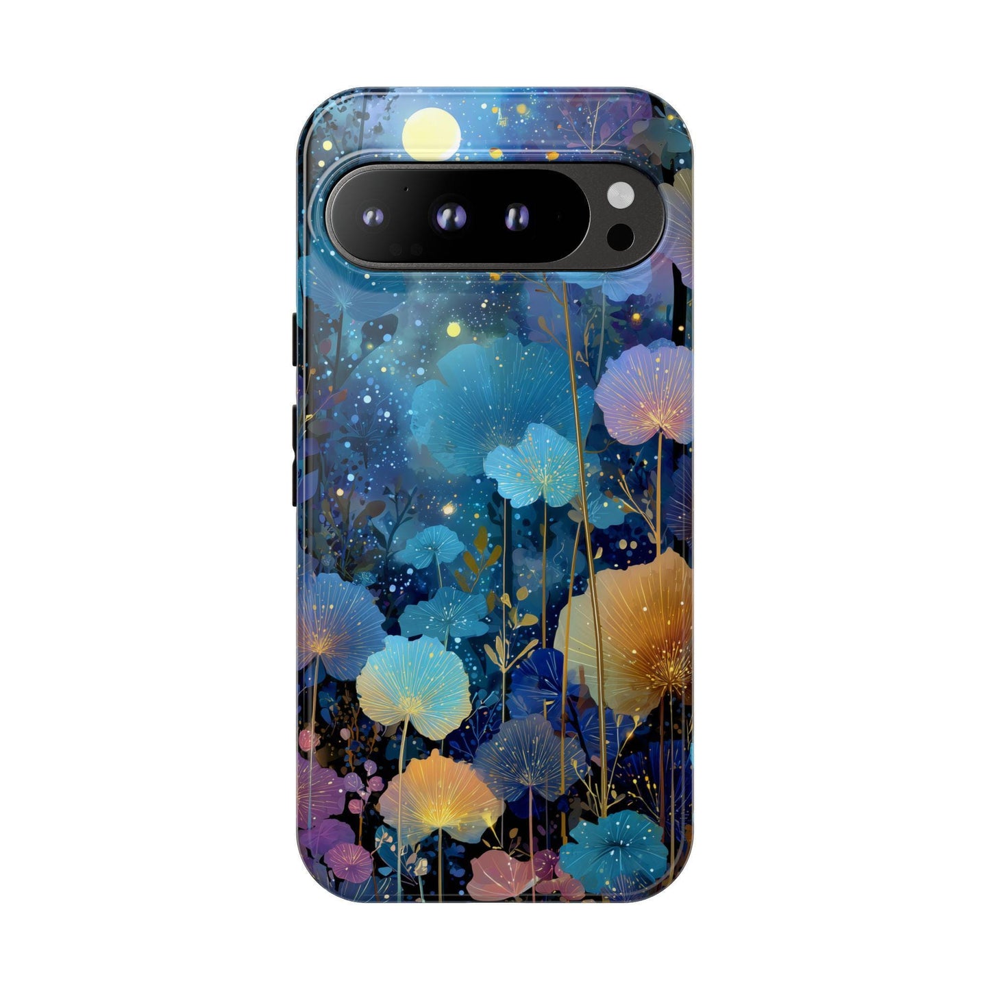 Celestial Garden Pastel Floral Blue