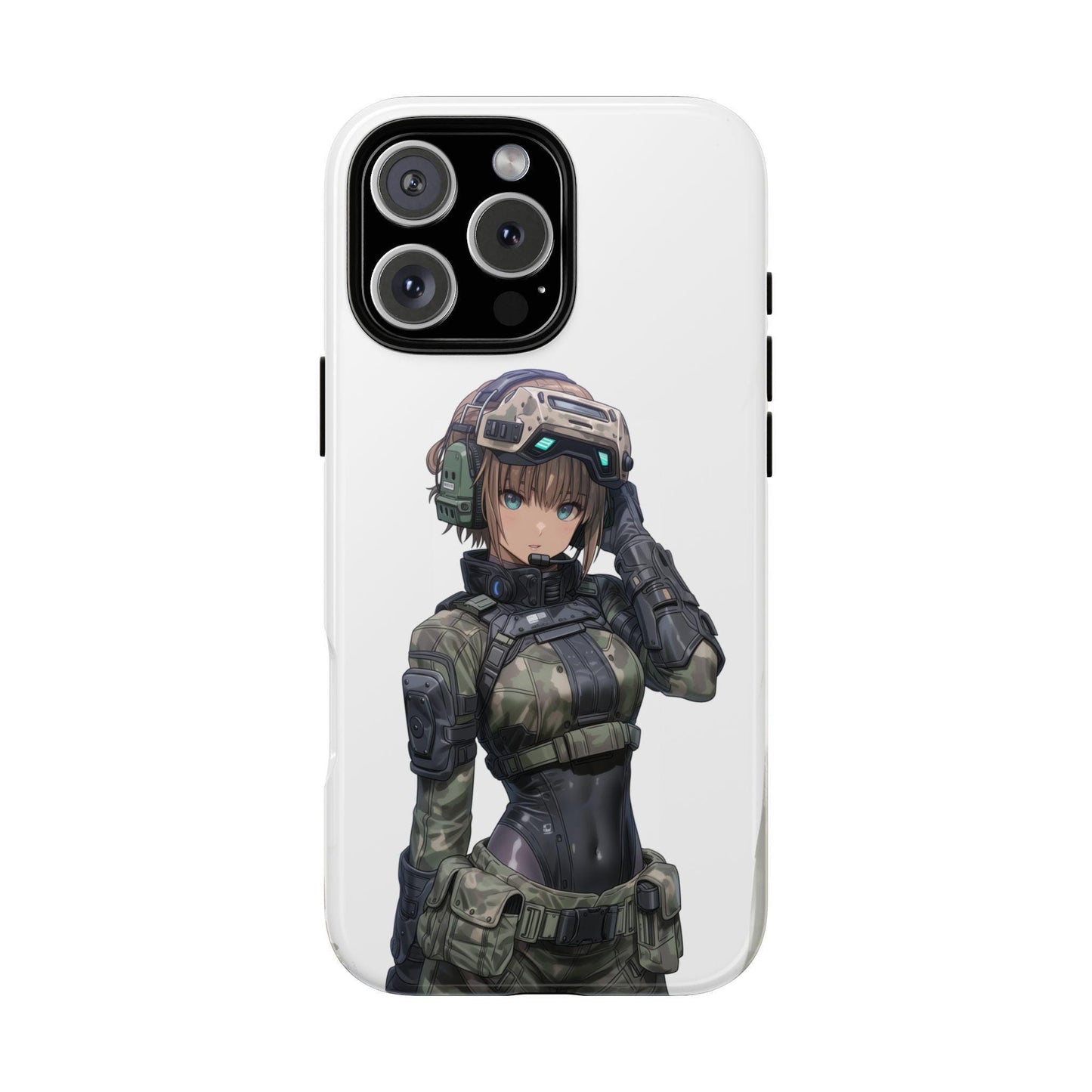 Anime Girl Soldier Tactical Gear Helmet