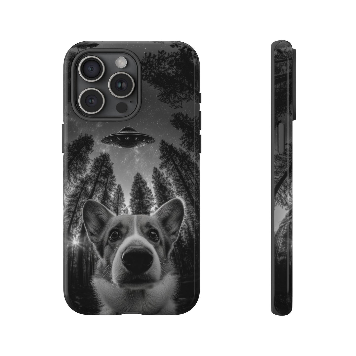 Corgi Dog UFO Alien Spaceship