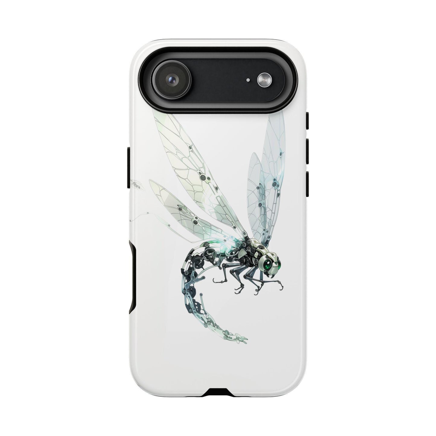 Mechanical Dragonfly Green Wings