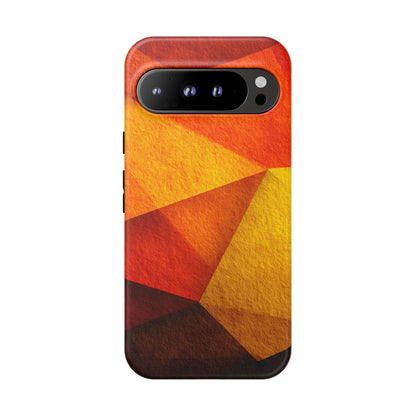 Orange Geometric Amber Sunset