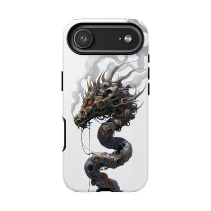 Mechanical Dragon Gears Smoke Artwork