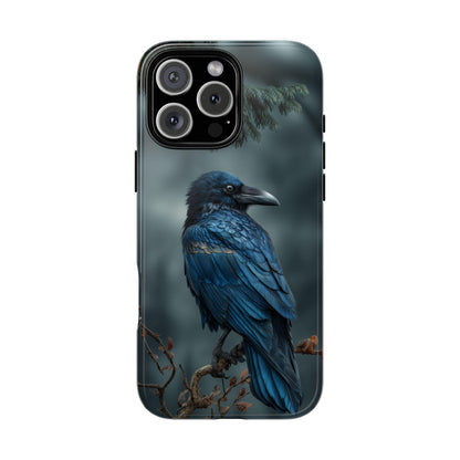 Raven Blue Black Feathers Bird